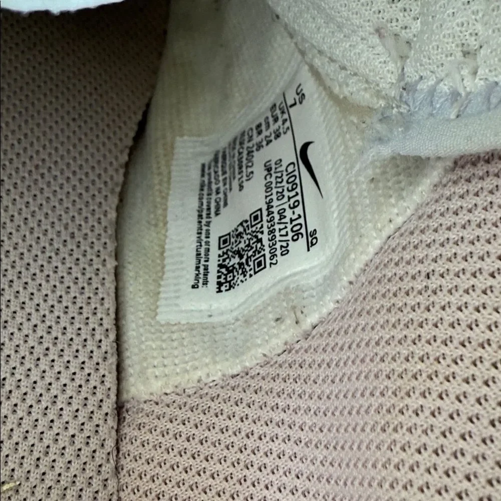 Nike Cream and White Sneakers